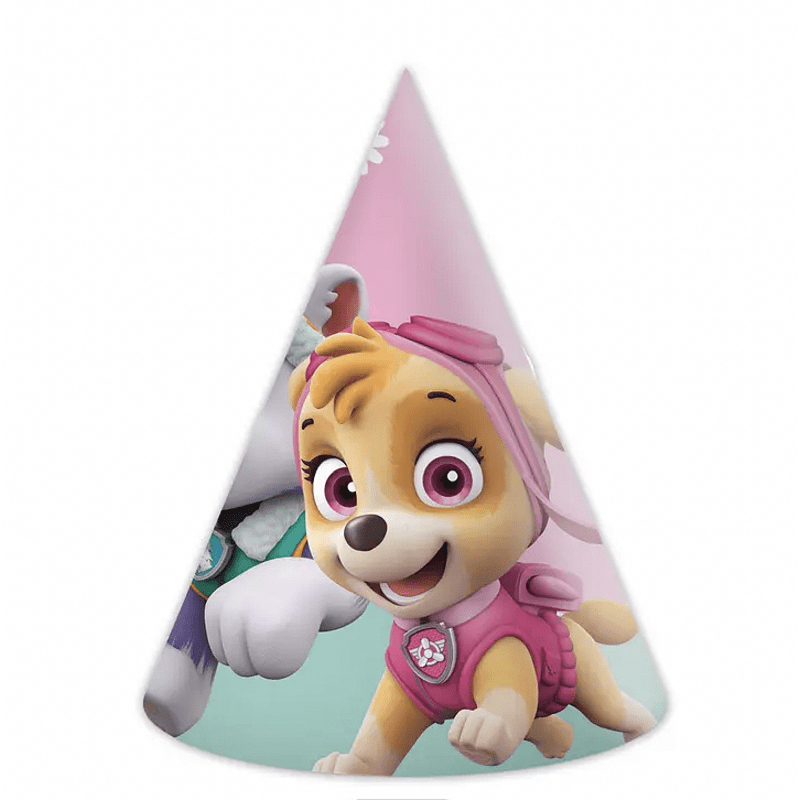 Парти шапки Пес Патрул (Paw Patrol) Скай - SKYE - 6 броя
