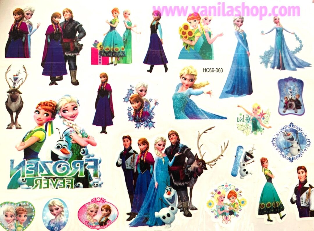Татуировки временни Замръзналото Кралство (Frozen)  22 броя на лист