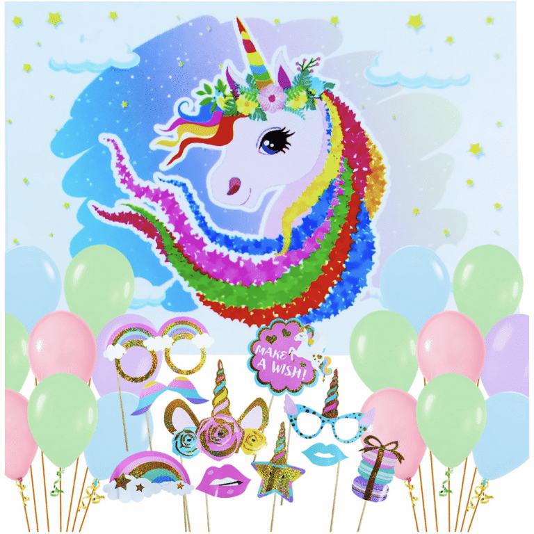Забавен Парти Комплект - "Еднорог" (Unicorn) - 31 броя