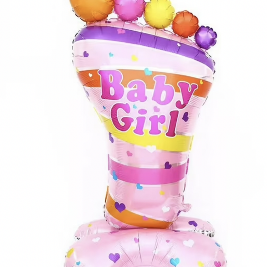 Настолен Балон БЕБЕ  Baby Girl - фолио
