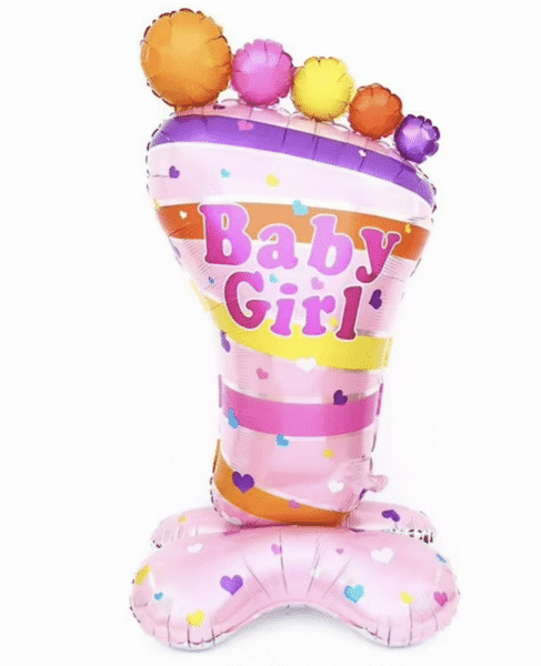 Настолен Балон БЕБЕ  Baby Girl - фолио