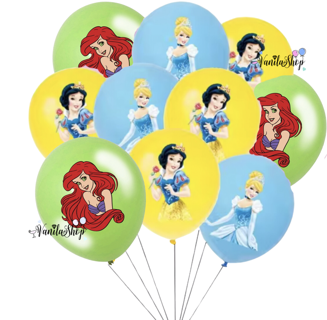 Балони  Дисни Принцеси  (Disney Princess) - 10 броя