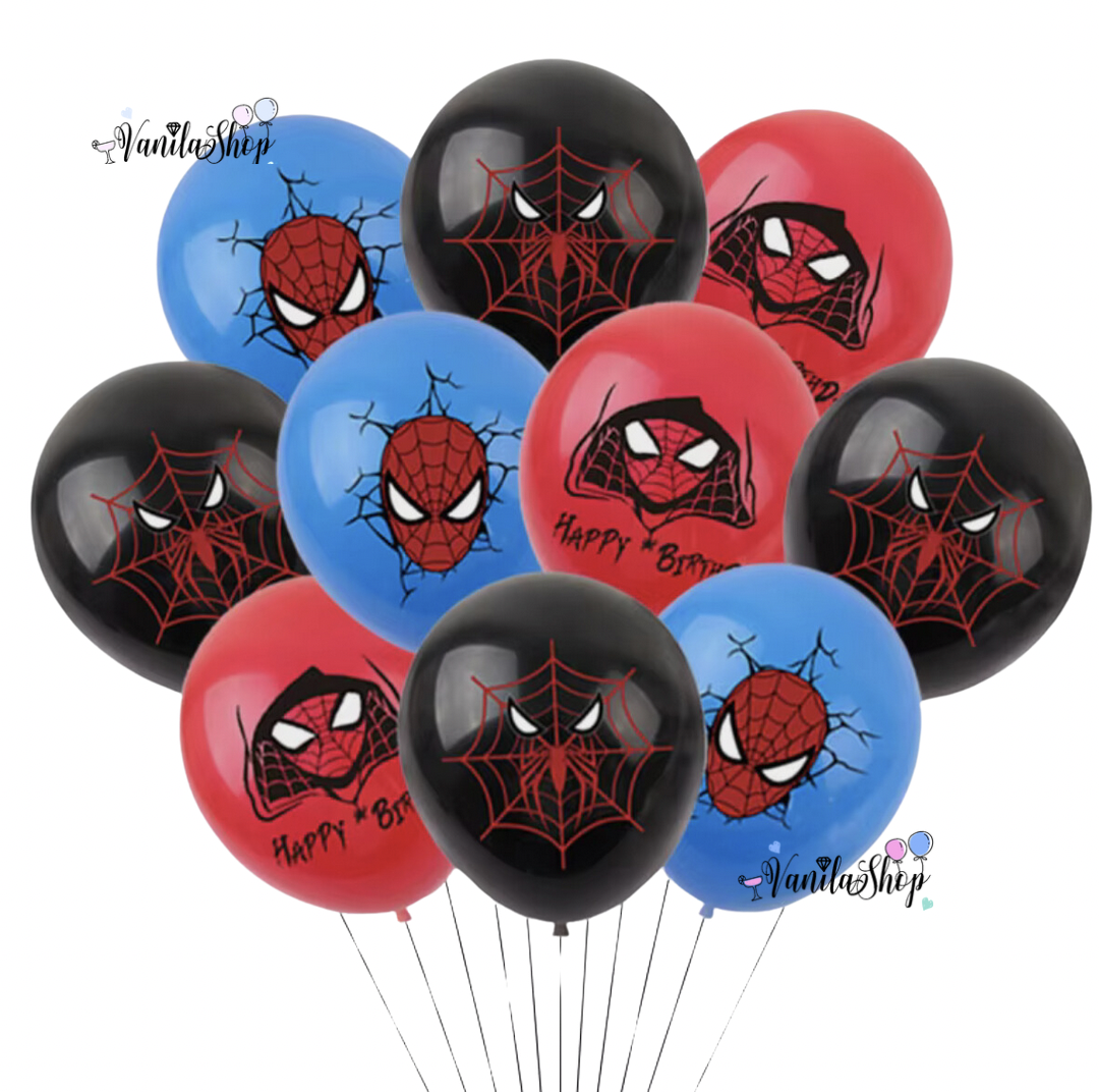 Комплект Балони Спайдърмен (Spiderman) - 10 броя