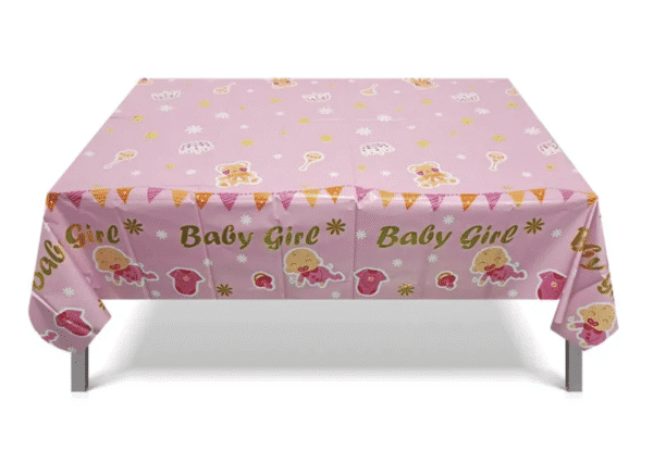 Парти покривка   розова  "Baby Girl"