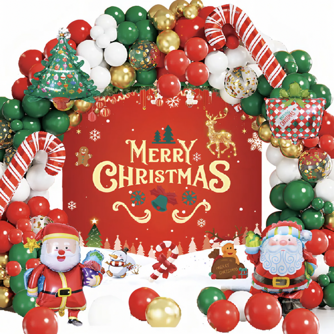 Комплект Балони Merry Christmas - 60 броя