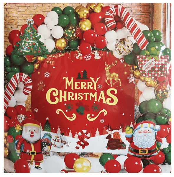 Комплект Балони Merry Christmas - 60 броя