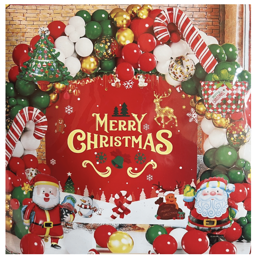 Комплект Балони Merry Christmas - 60 броя