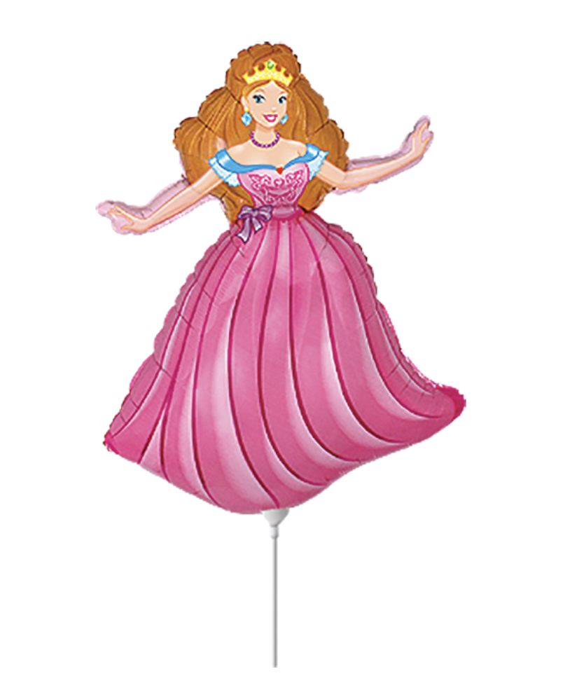 Балон фолио Дисни Принцеси ( Disney Princess) - 35 см + пръчка