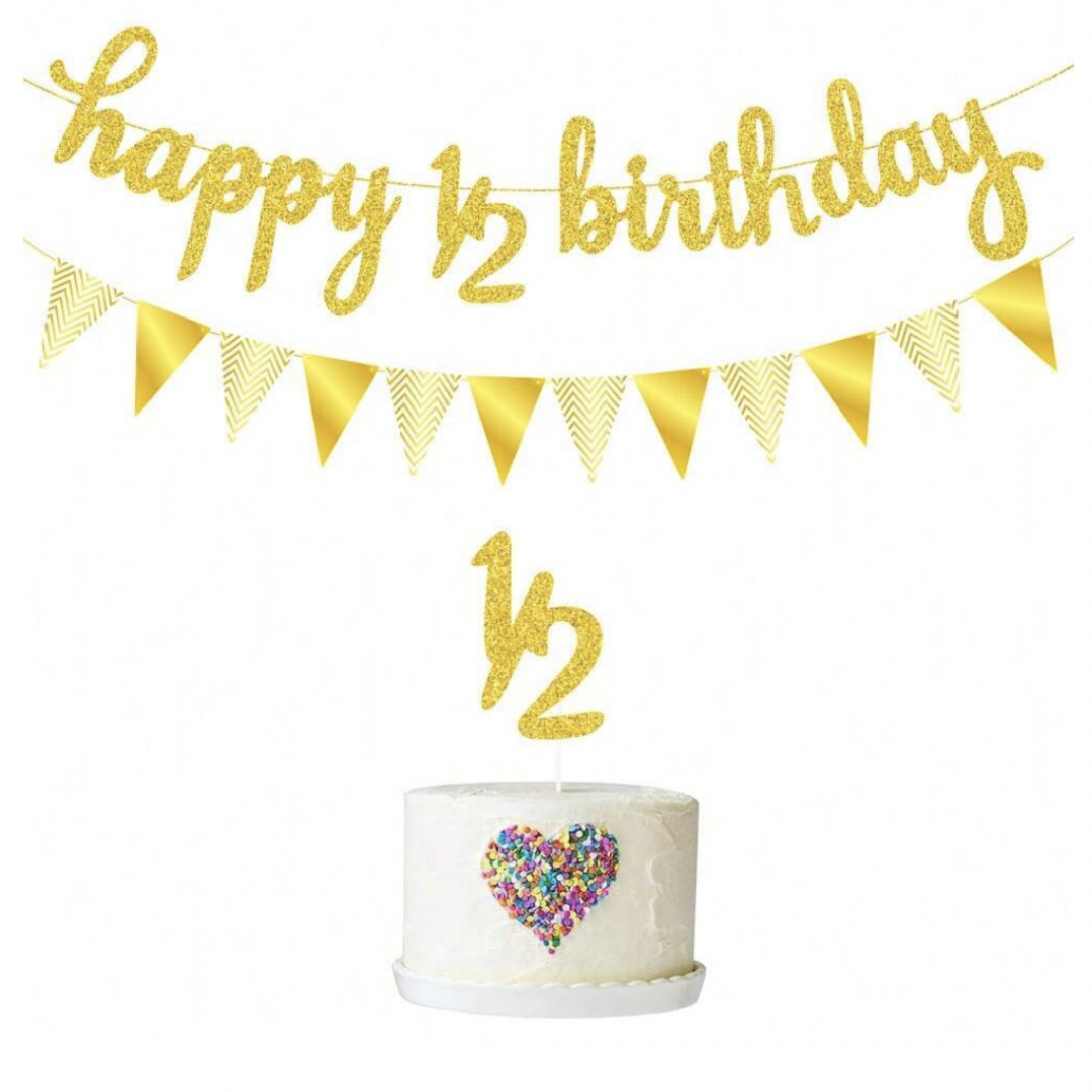 Комплект 6 месеца (Happy 1/2 Birthday)