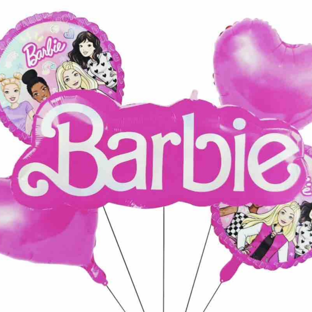 Балони  Барби (Barbie) -  5 броя