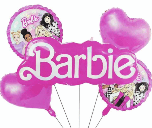 Балони  Барби (Barbie) -  5 броя