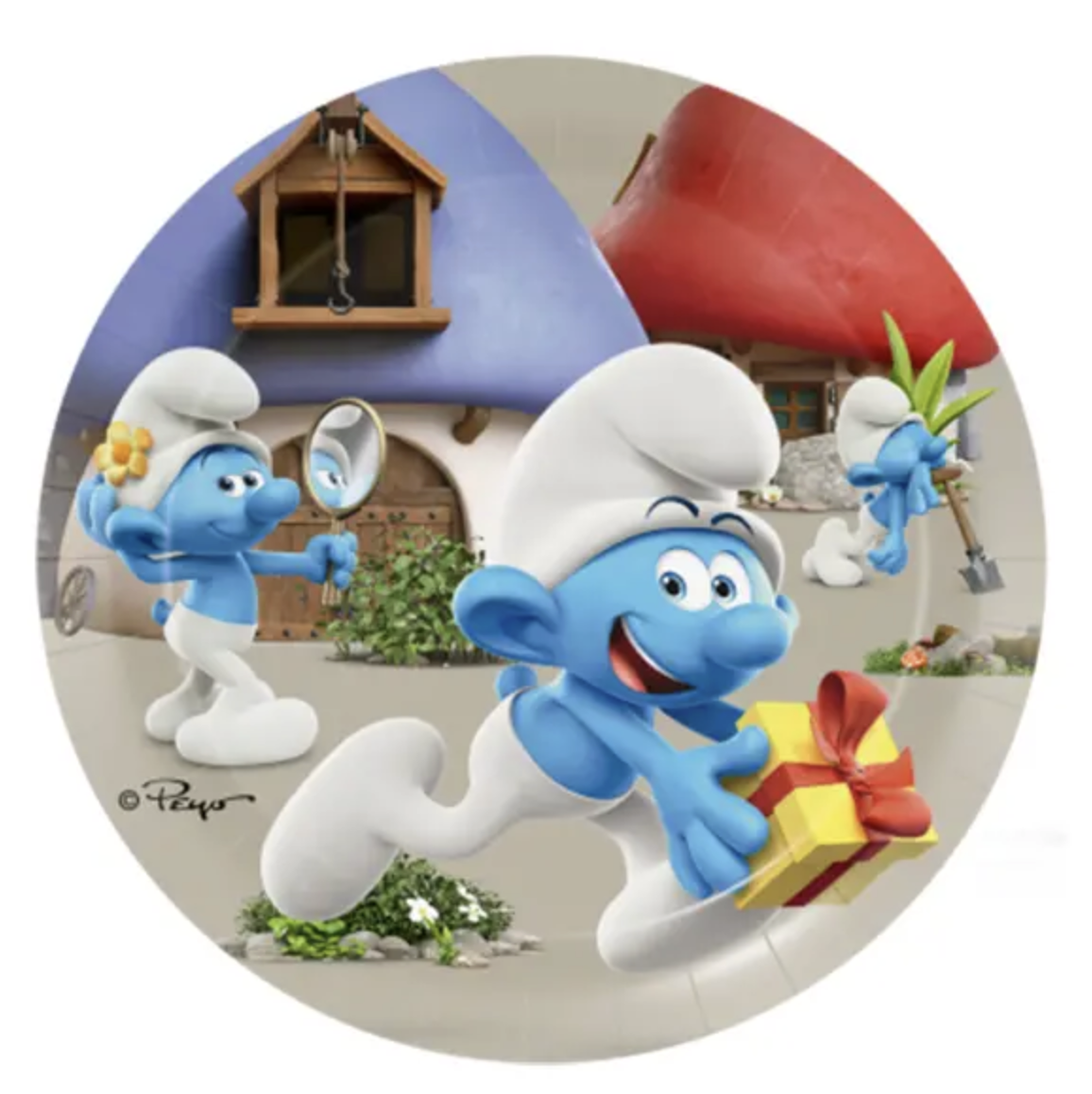 Парти чинии Смърф“ ( Smyrf) - 8 броя