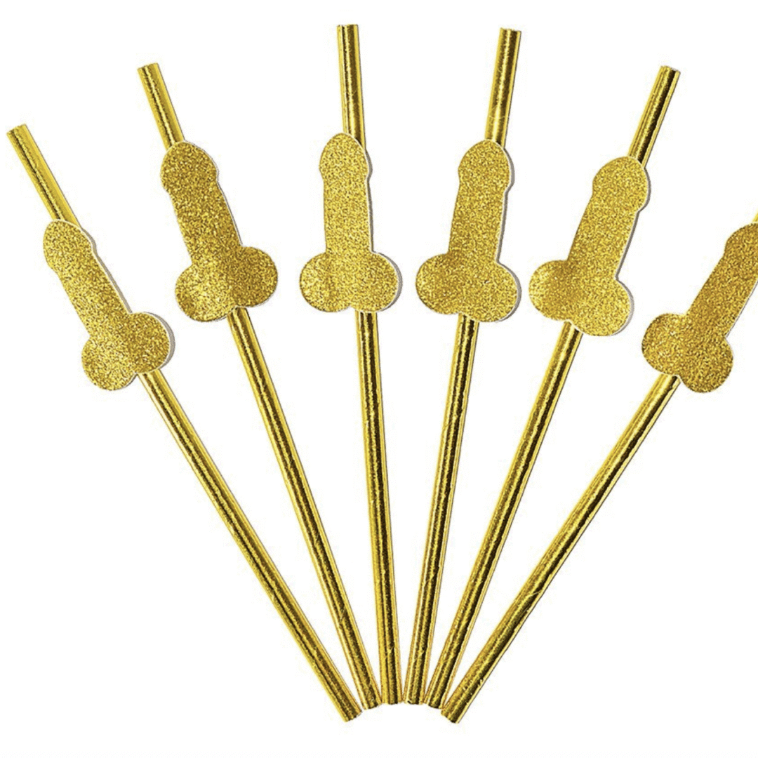 Сламки за парти "SAME P***S FOREVER" 2  -  6 броя