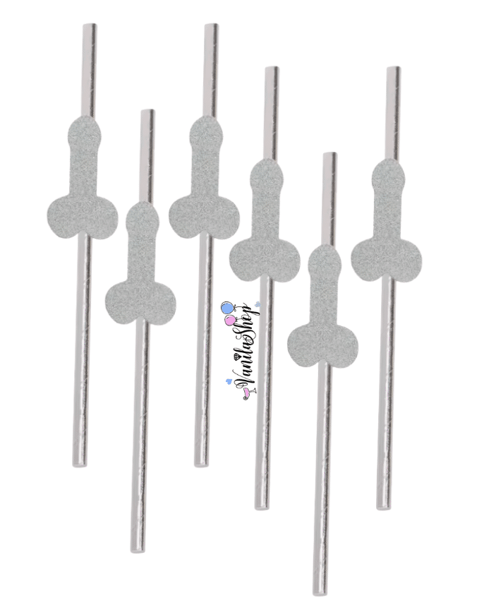 Сламки за парти "SAME P***S FOREVER" - 6 броя