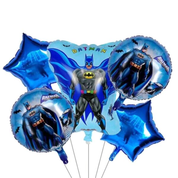 Балони комплект Батман (Batman) - 5 броя