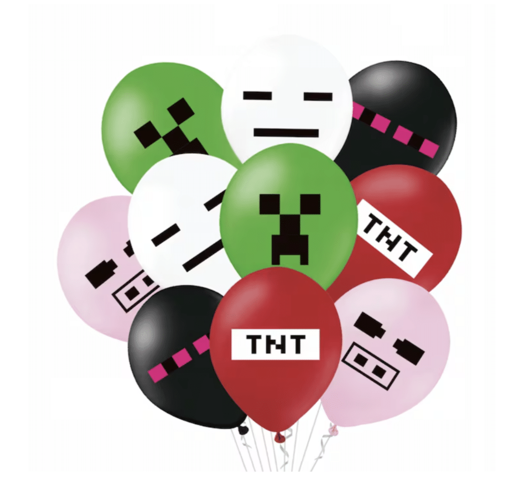 Майнкрафт парти украси