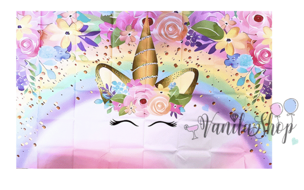 Фон за снимки и декорация - винил Еднорог (Unicorn) - 125 x 80 см