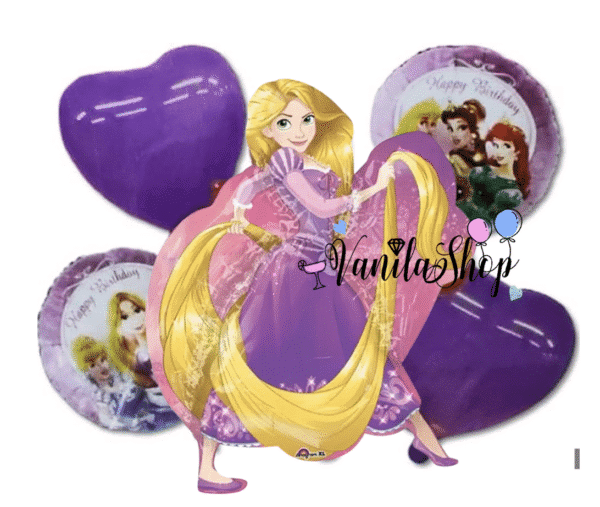 Балони Рапунцел (Disney Princess) - 5 броя