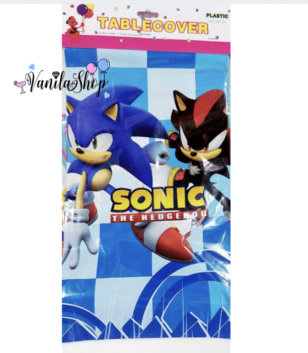 Парти покривка Соник (Sonic) - 110 х 180 см