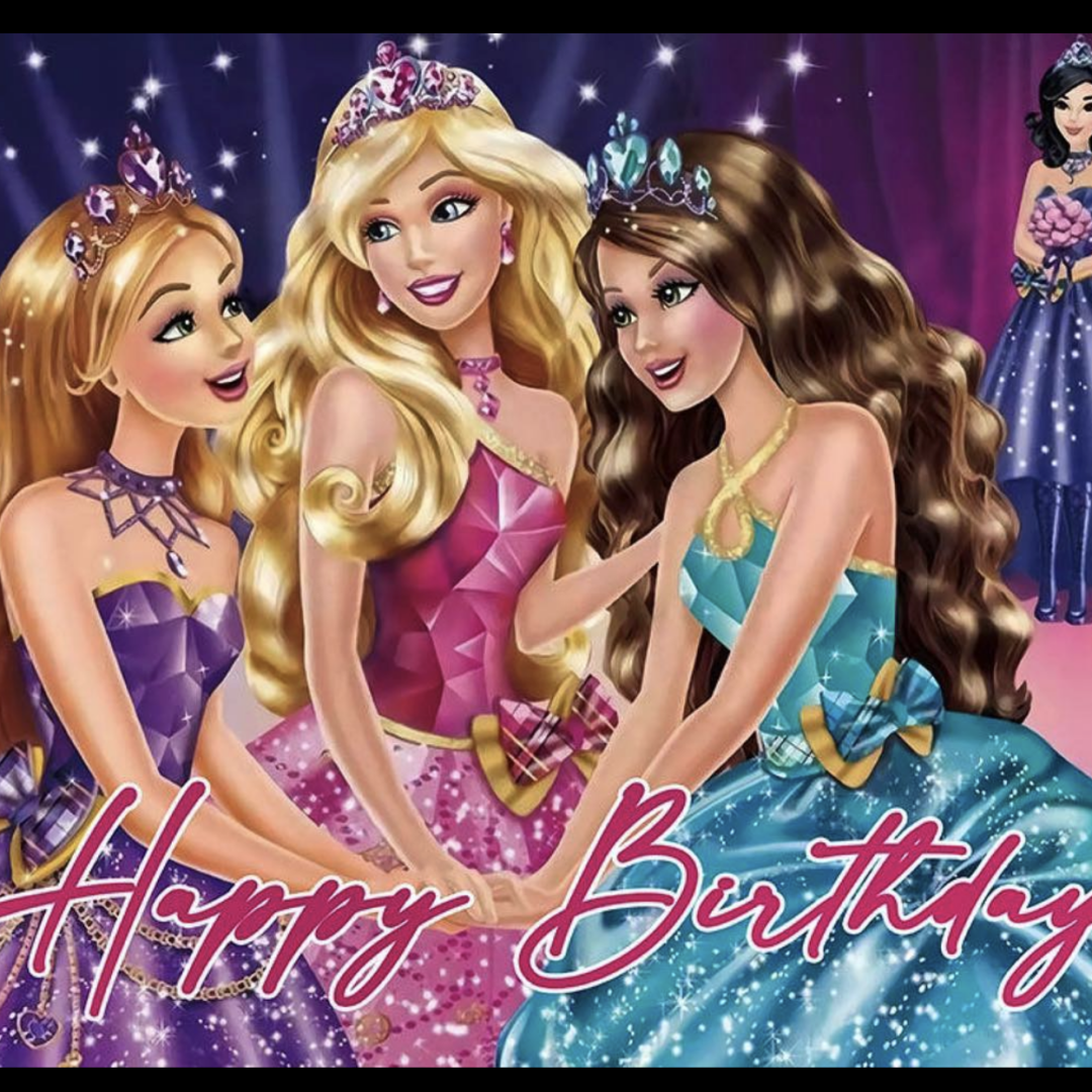 Фон за снимки и декорация - винил Барби (Barbie)