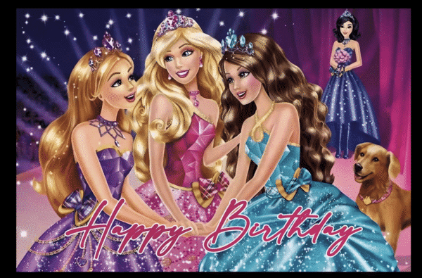 Фон за снимки и декорация - винил Барби (Barbie)