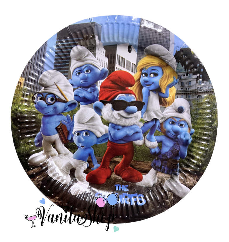 Парти чинии Смърфовете“ ( The Smurfs) - 10 броя