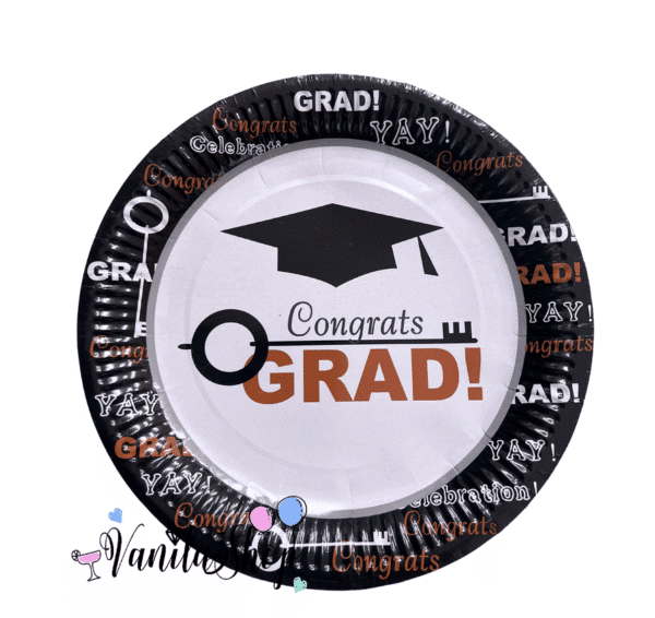 Парти чинии "Дипломиране ( Grad )- 10 броя - 23 см