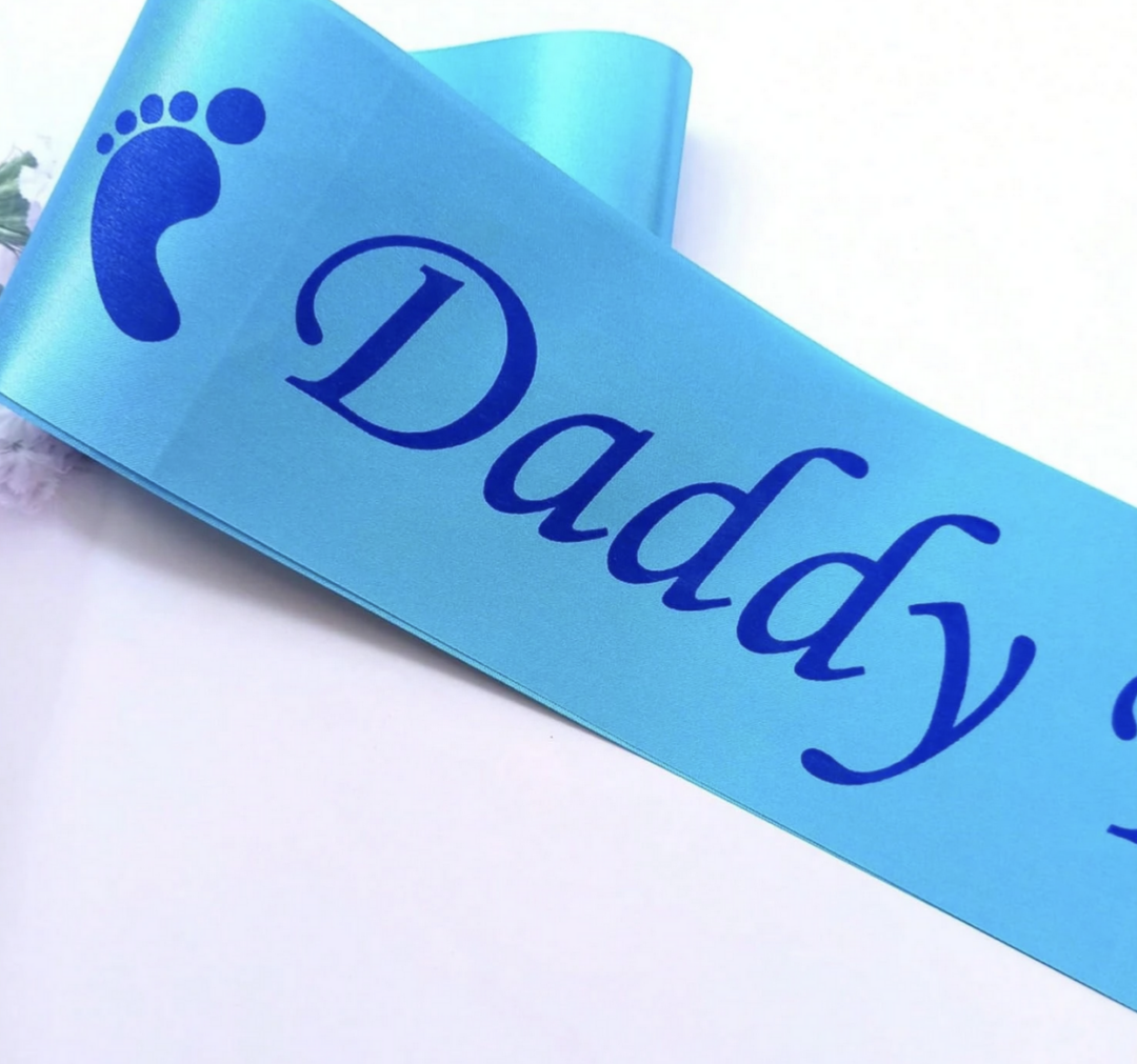 Mummy To Be и Daddy To Be - ленти за Бебешко Парти - Image 5