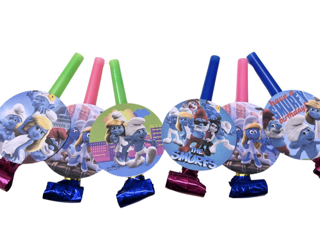 Парти свирки смърфове - 6 броя (The Smurfs)