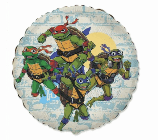Балон "Костенурките Нинджа" (Ninja Turtles) - 45 см