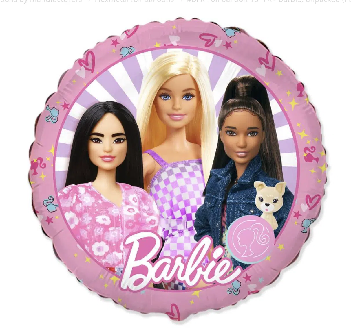 Балон Барби (Barbie) - 45 см