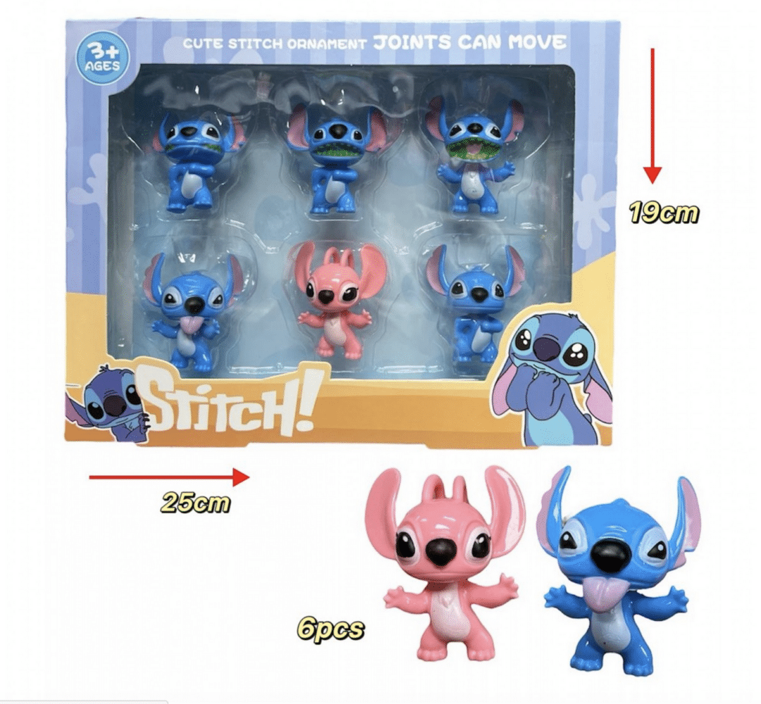 Комплект  фигурки  Стич (Lilo & Stitch) - 6 броя - Image 2