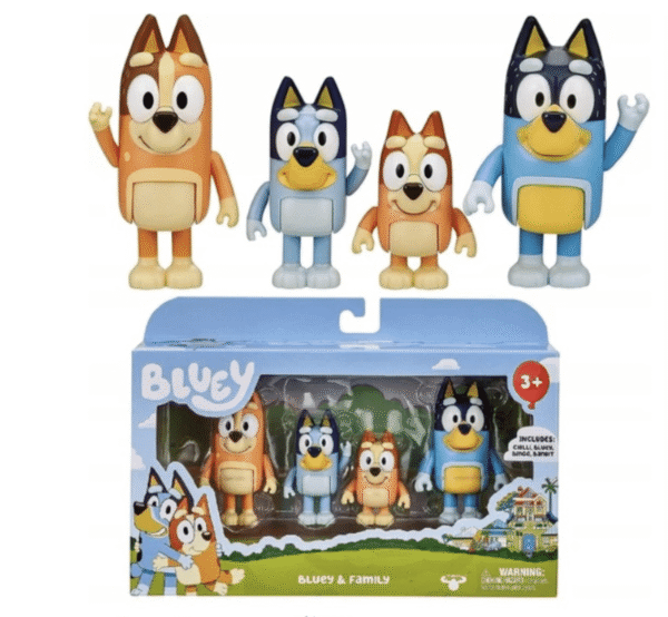 Фигурки Блуи (Bluey) - 4 броя
