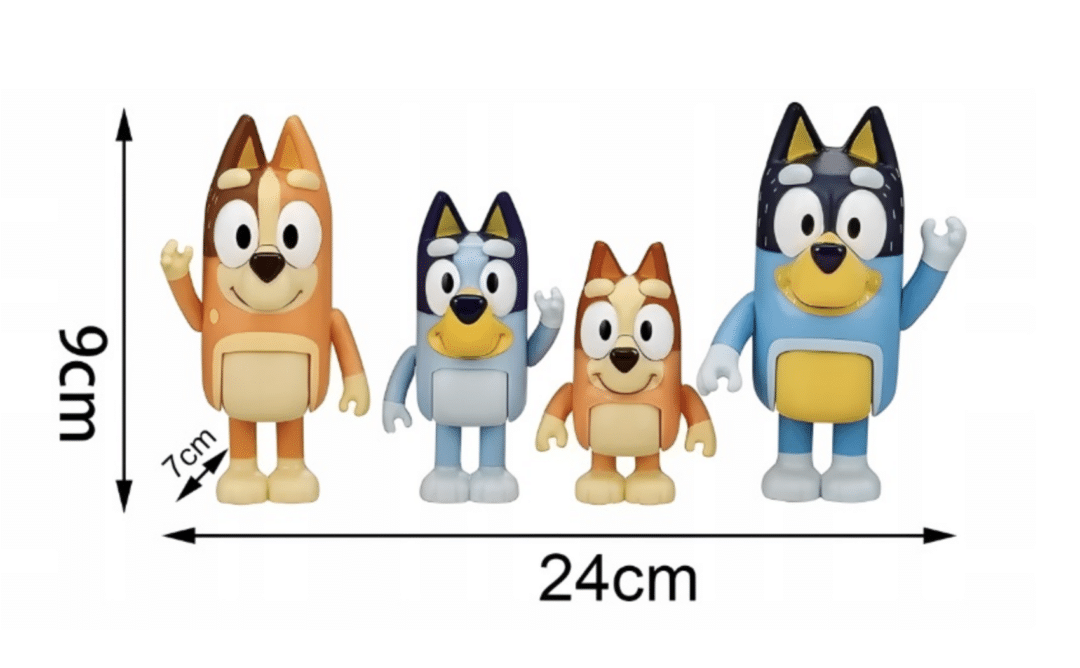 Фигурки Блуи (Bluey) - 4 броя - Image 4