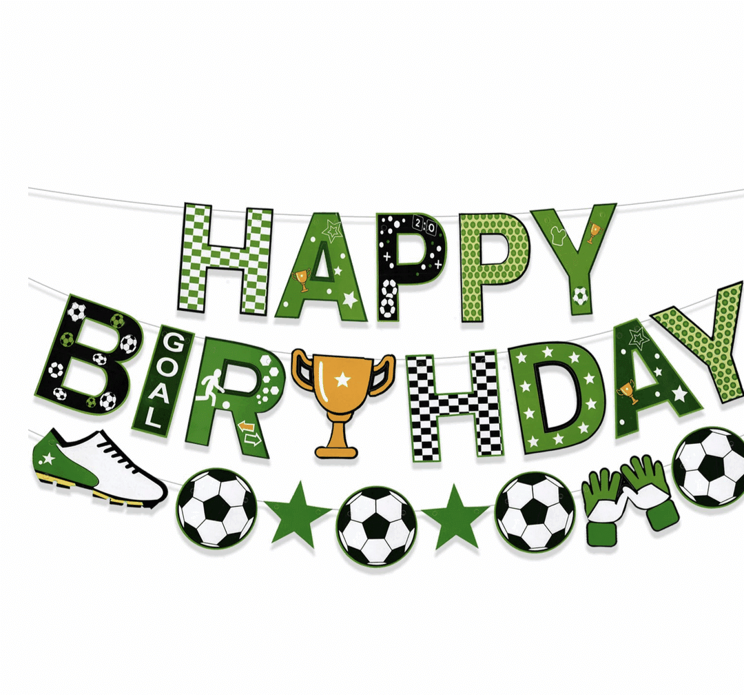 Банер Happy Birthday - Футбол