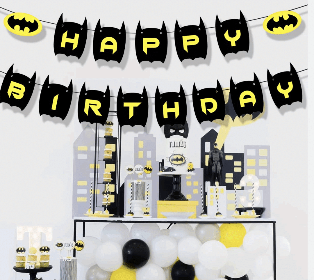 Банер Happy Birthday - Батман (Batman)