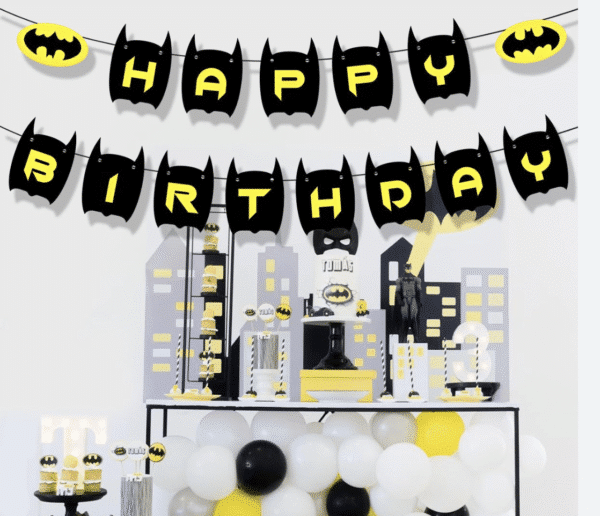 Банер Happy Birthday - Батман (Batman)