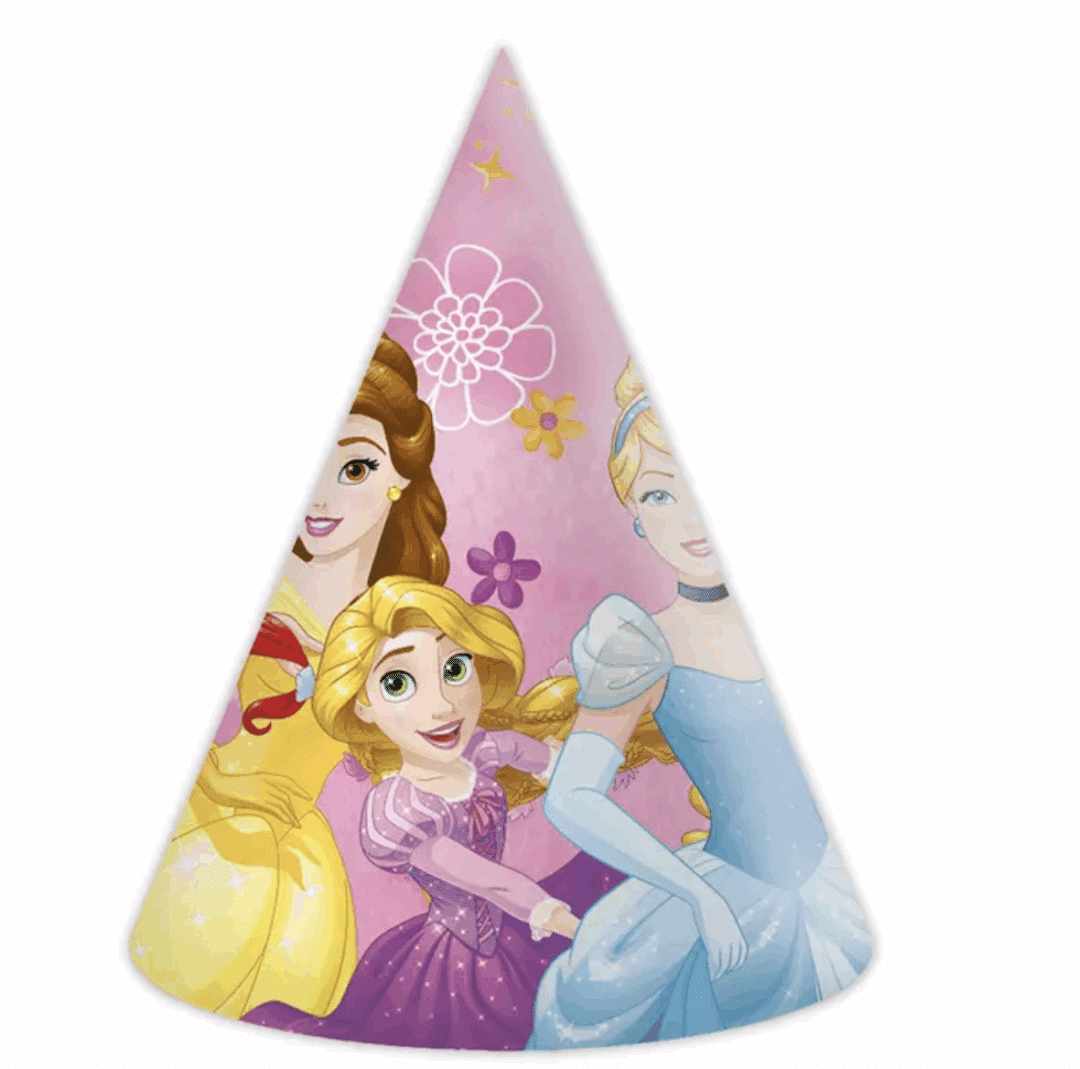 Парти шапки " Дисни Принцеси" ( Disney Princess) - 6 броя