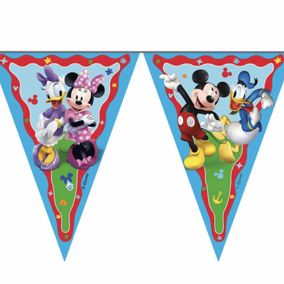 Банер Мики Маус (Mickey Mouse) - 9 флагчета