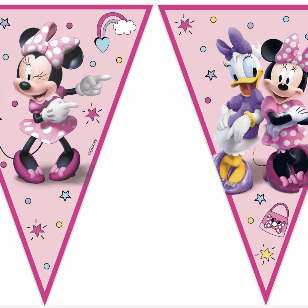 Банер флагчета за декорация Мини Маус ( Minnie Mouse ) - 2,3 м