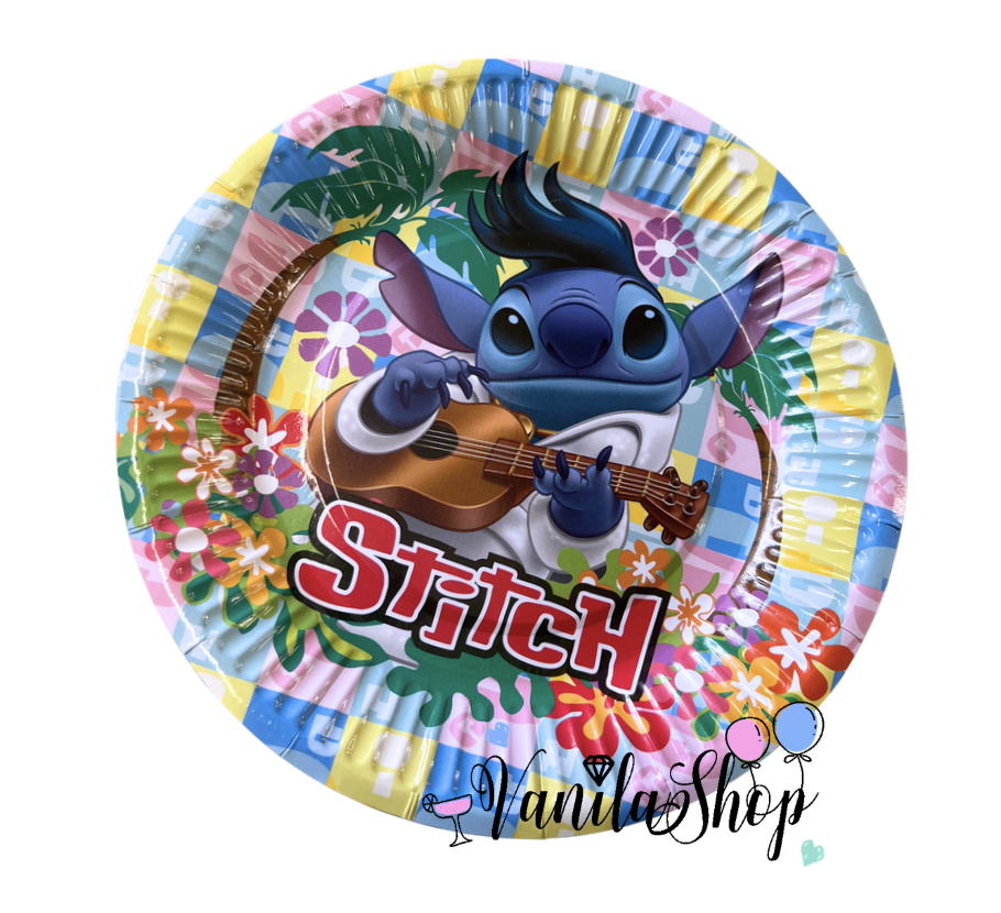 Чинии Стич (Lilo & Stitch) - 10 броя - 18 см