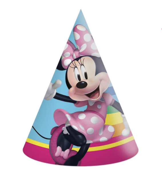 Парти шапки Мини Маус (Minnie Mouse) - 6 броя