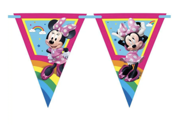 Банер флагчета за декорация Мини Маус ( Minnie Mouse ) - 2,3 м