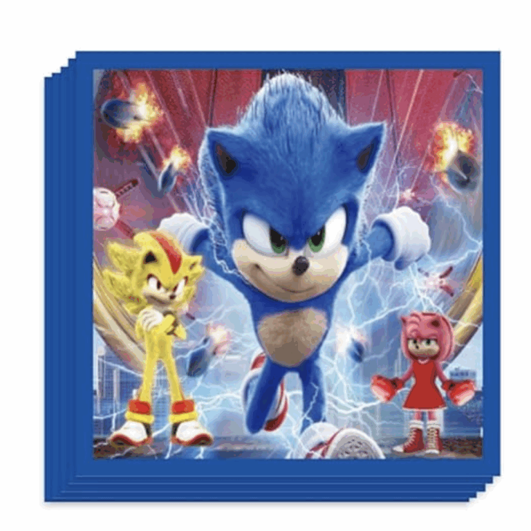 Соник (Sonic) салфетки - 20 броя