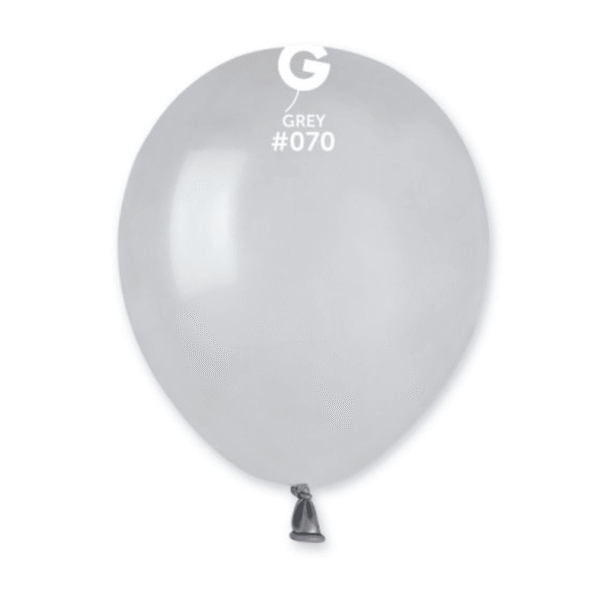 Балони Класик - 100 броя Сиви (Grey 070)  - 13 см