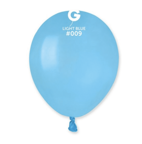 Балони  Латекс  Класик  сини  100 броя  - 13 см ( Light Blue 009)