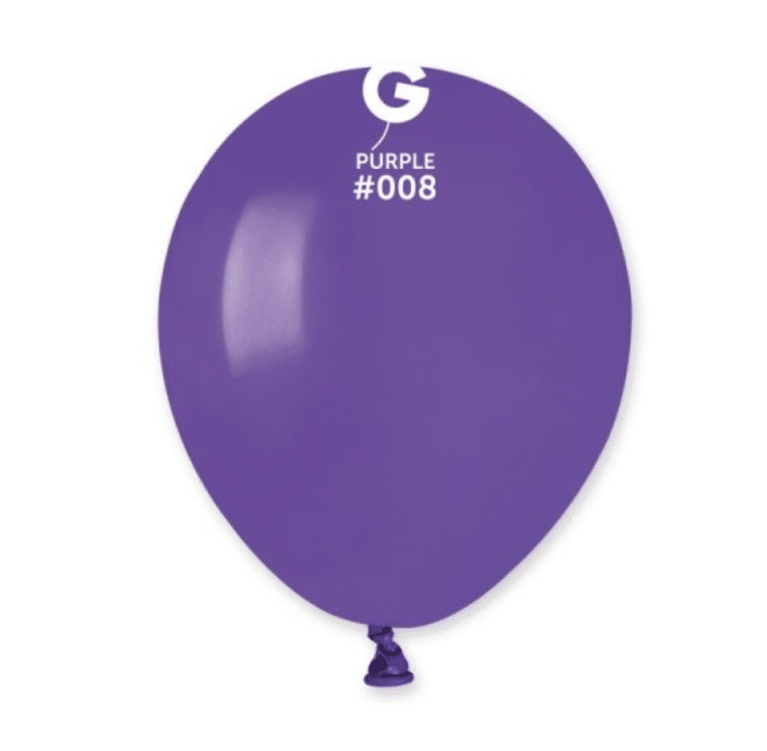 Балони Класик - 100 броя Лилави (Purple 008) - 13 см