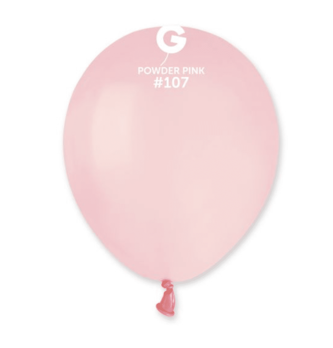 Латексови Балони Gemar – Розова Пудра (Powder Pink)-13 см