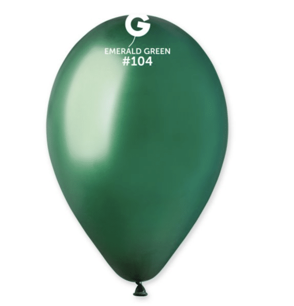 ⚪ Балони „Класик“ –тъмно зелени (Emerald Green) – 26 см в пакети от 10 | 50 и 100 броя
