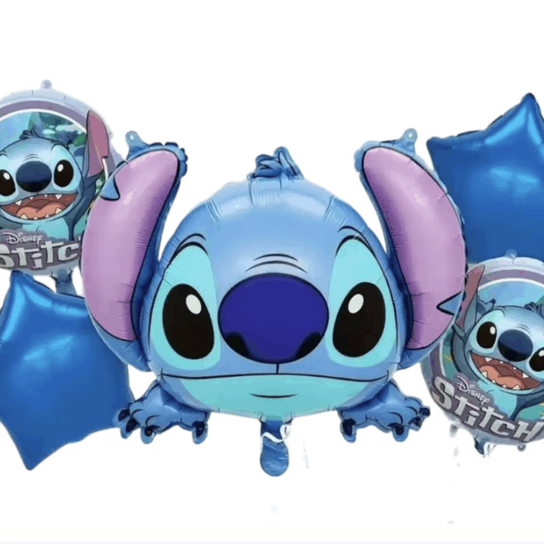 Балони фолио Стич (Lilo & Stitch) - 5 броя